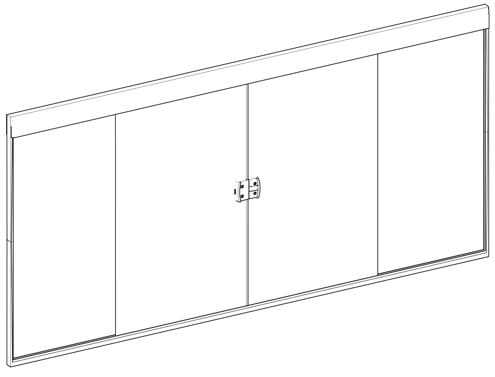 Desenho técnico - Janela de Correr Padrão